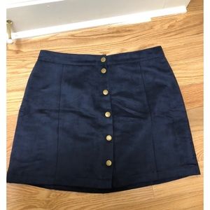 Navy Blue Skirt